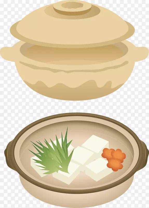纳巴莫诺豆腐食品大石-罐子上装饰着图案。