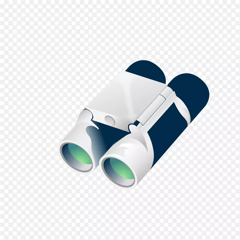 双筒望远镜图标-绿镜望远镜图像