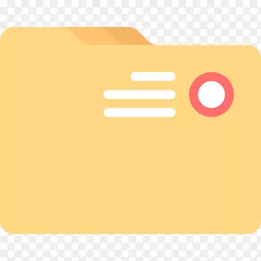 徽标可伸缩图形目录图标-黄色文件夹符号