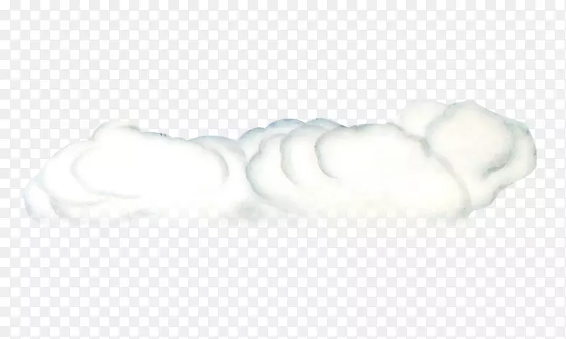 白色纺织品图案-云