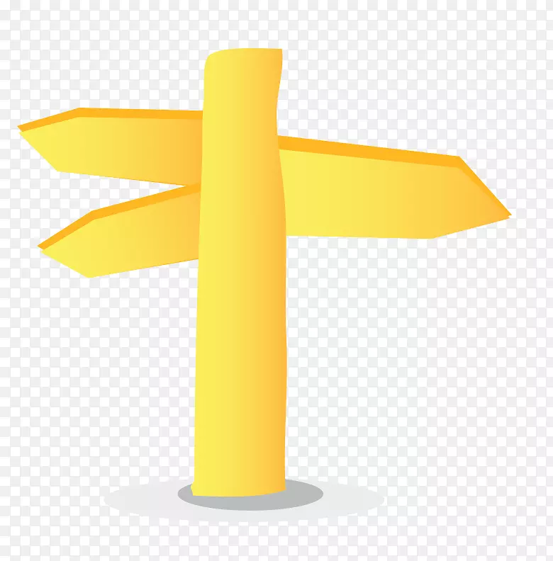 方向位置或指示标志黄色交通标志方向标志黄色