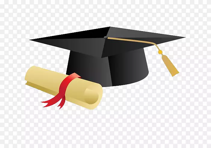毕业典礼教育文凭-博士。帽子