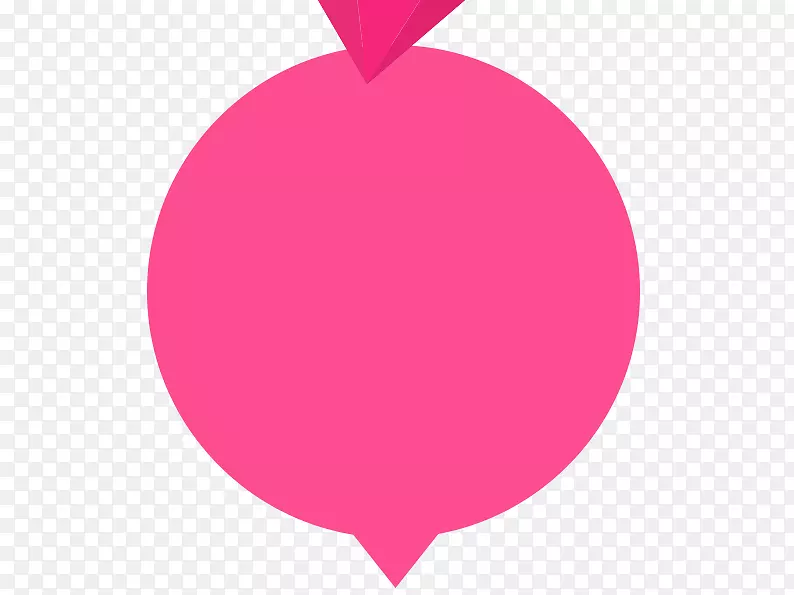 心红圆形图案-粉红色泡泡