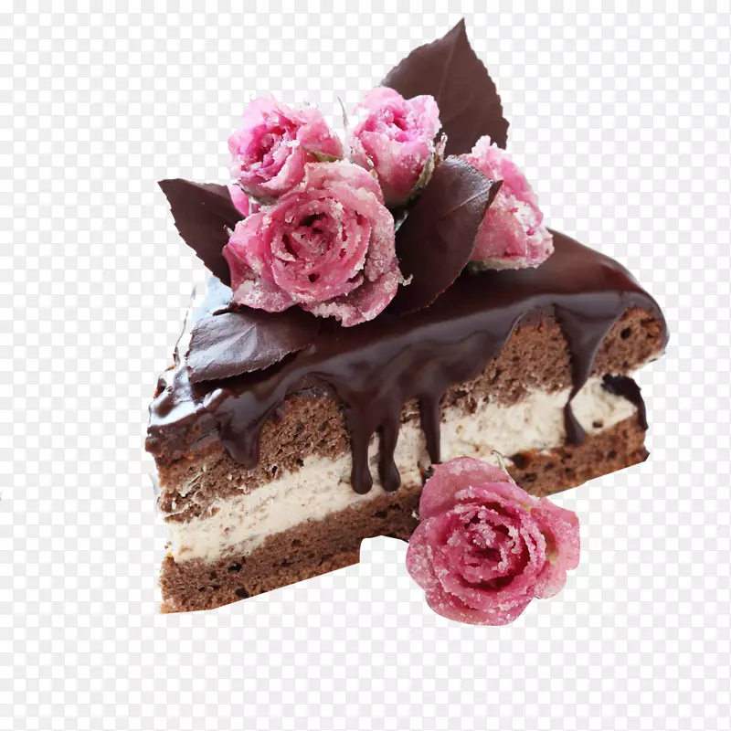 无糖巧克力蛋糕生日蛋糕软糖蛋糕层蛋糕三角形蛋糕