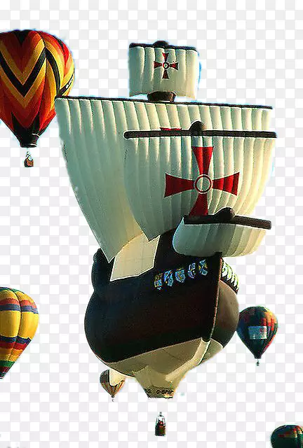 阿尔伯克基国际气球节乔治湖，伟大的雷诺热气球竞赛-宇宙飞船形状热气球