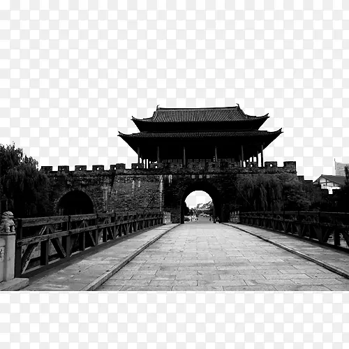 科桥区u8feu6069u9580岳绍兴摄影-雄伟的古城大门