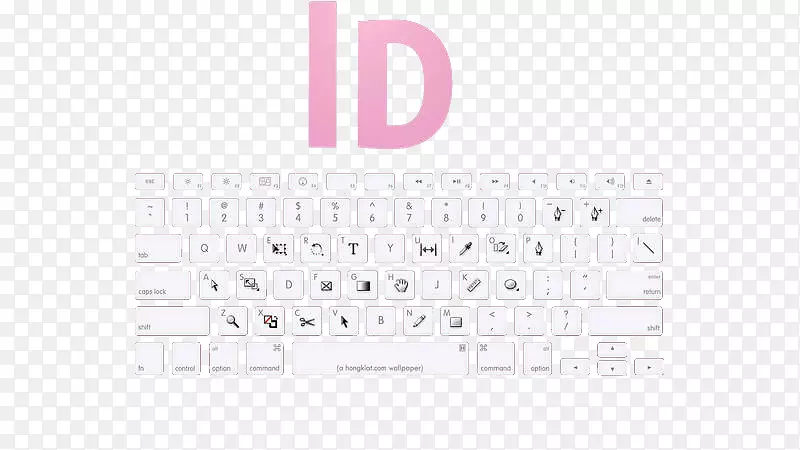 纸牌平面设计图案-id键盘图案