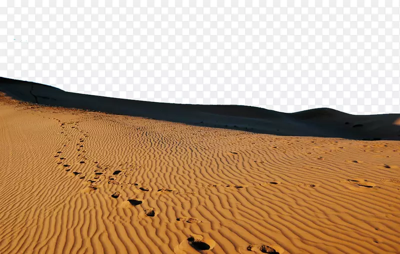 撒哈拉沙漠唱沙丘-沙漠脚印