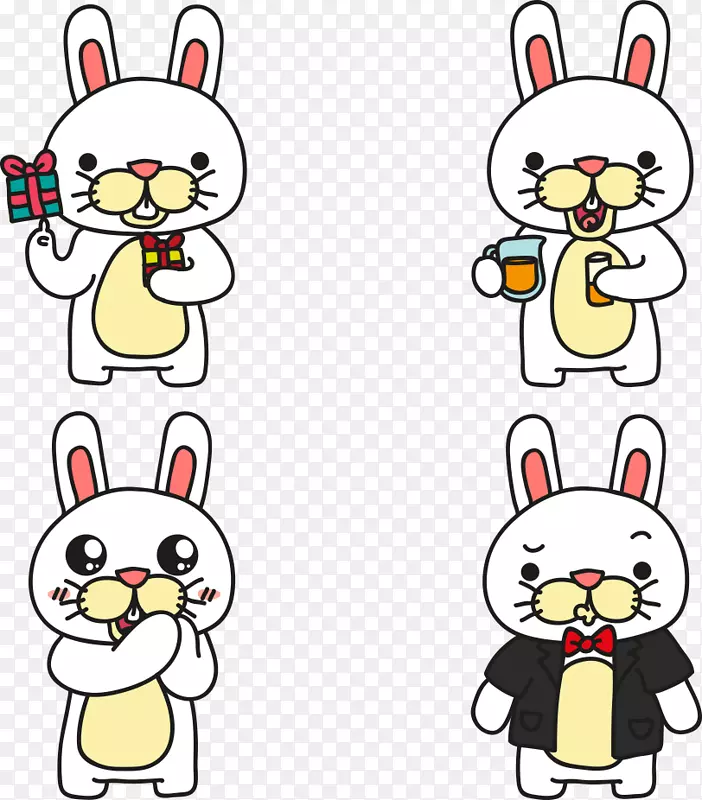 兔子插图-可爱兔子