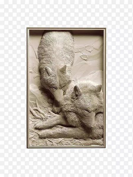 卡尔文尼科尔斯纸雕塑艺术家安大略-狐狸壁画