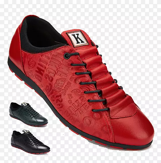 红裙鞋运动鞋滑冰鞋红鞋