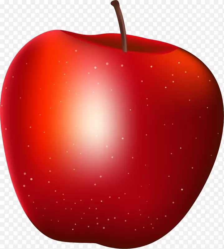 苹果奥格里斯水彩画红手漆红苹果果