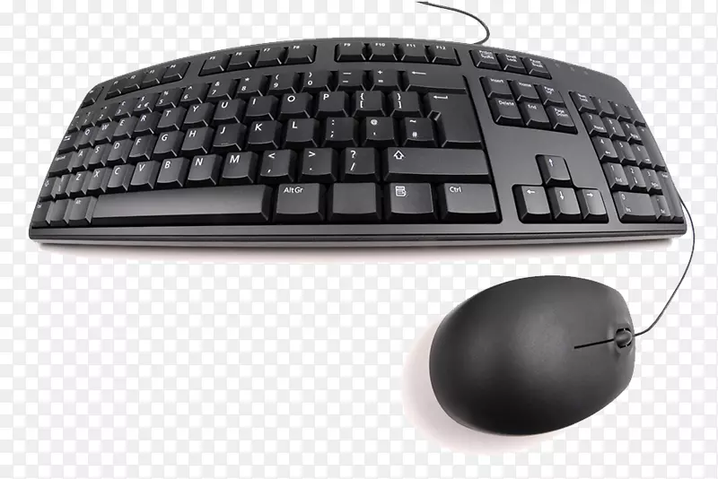 电脑键盘电脑鼠标数字键盘黑色键盘和鼠标