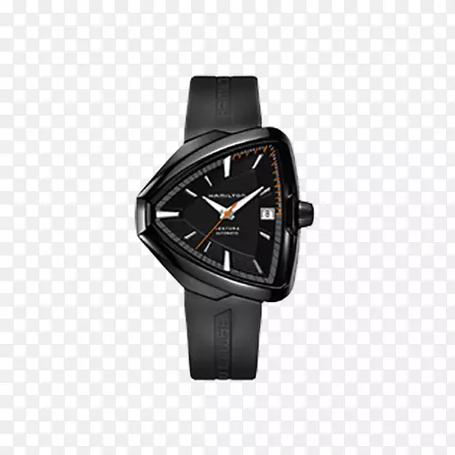 文图拉汉密尔顿手表公司自动表带黑色橡皮筋机械式男表