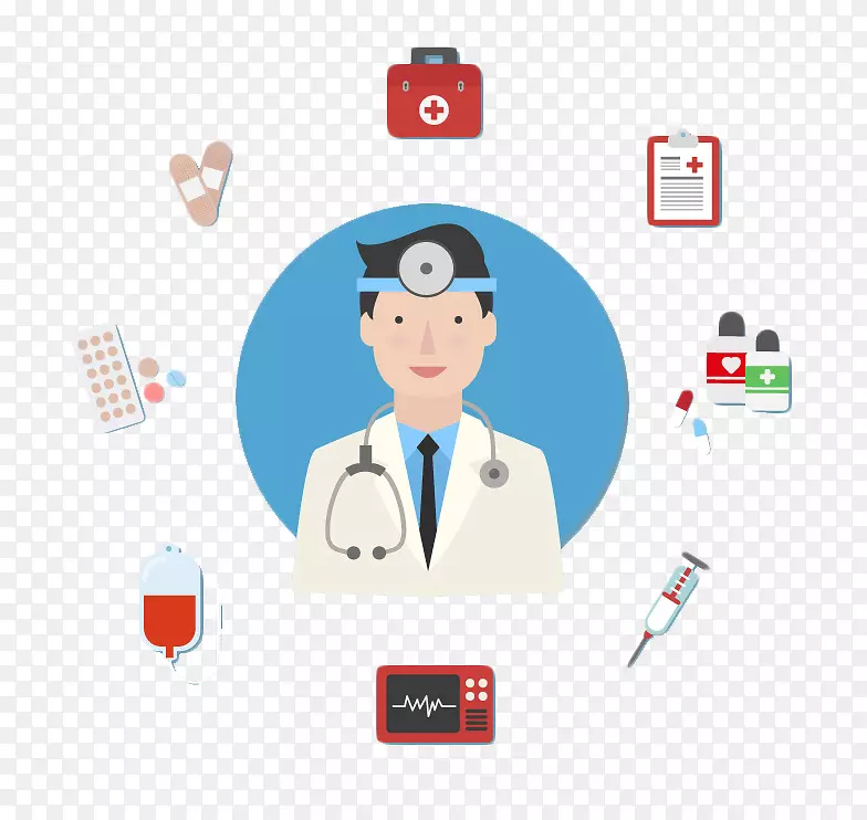 医药巨无霸保健软件-医生和药片小图标