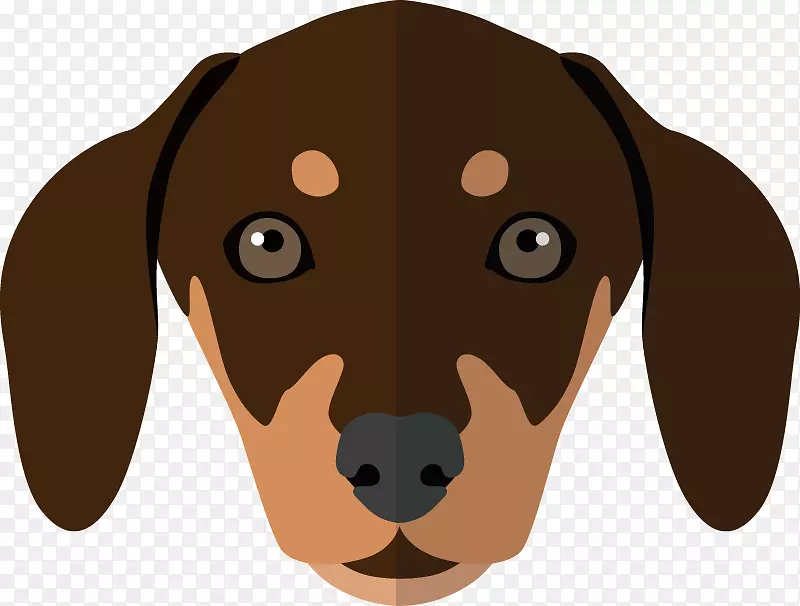 达克斯犬巴塞猎犬品种手绘达克斯犬阿凡达