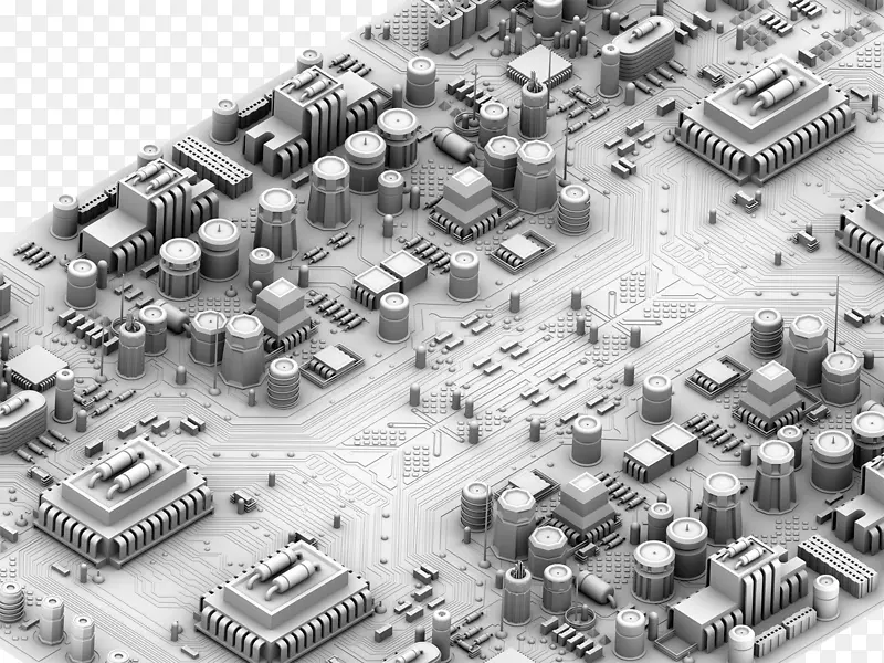 印制电路板电子电路集成电路电子计算机芯片电路
