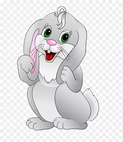 复活节兔子卡通-卡通可爱小兔子