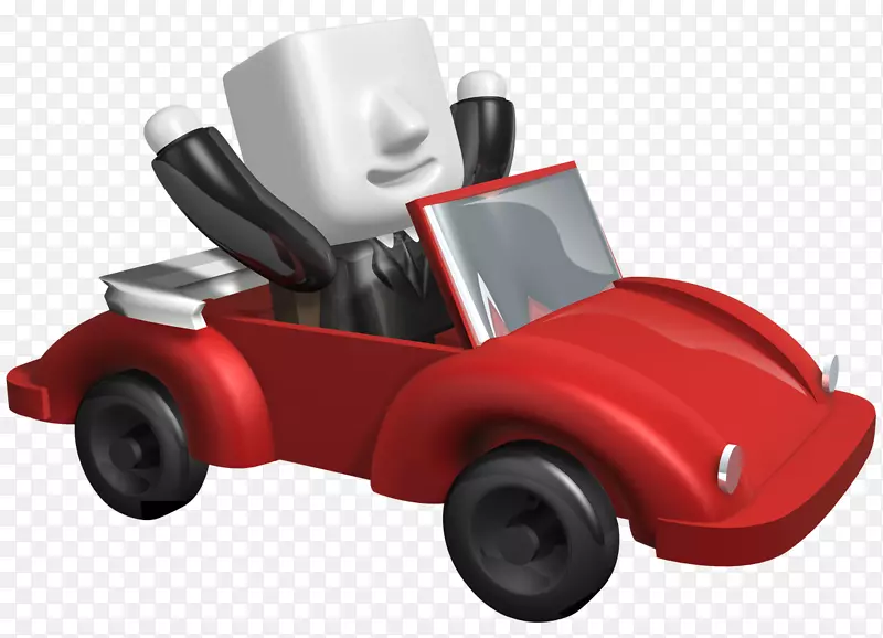 3D电脑图形3D电影-方头恶棍驾驶豪华车