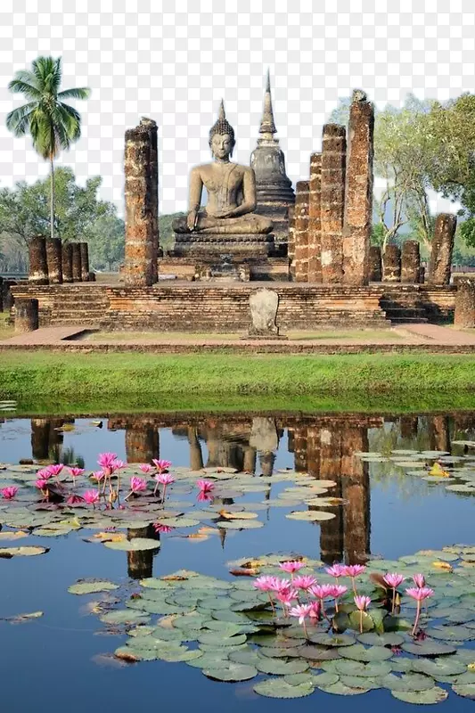 苏霍泰塔尼曼谷和荣坤普吉省清迈-泰国佛像