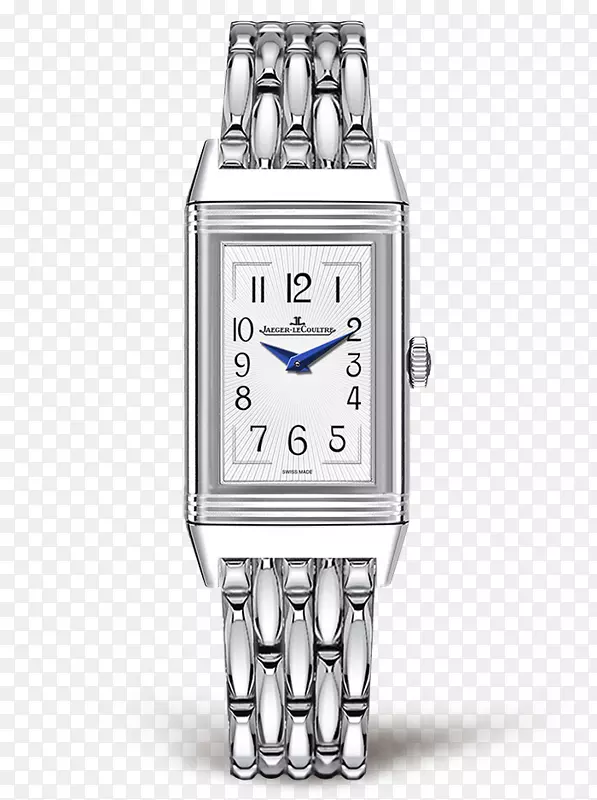雷格尔-里弗索手表手镯运动-雅格-莱科特机械手表，银表，女表
