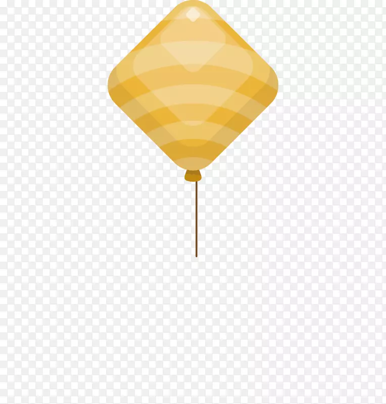 黄色图案-有趣的卡通气球