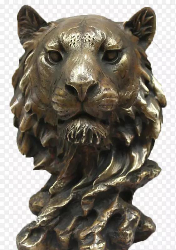 狮子座石雕青铜雕塑铜狮头雕塑