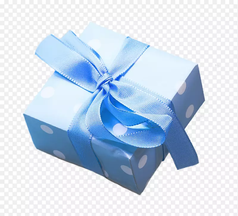 帐篷儿童礼物图标-蓝色圆点糖果盒