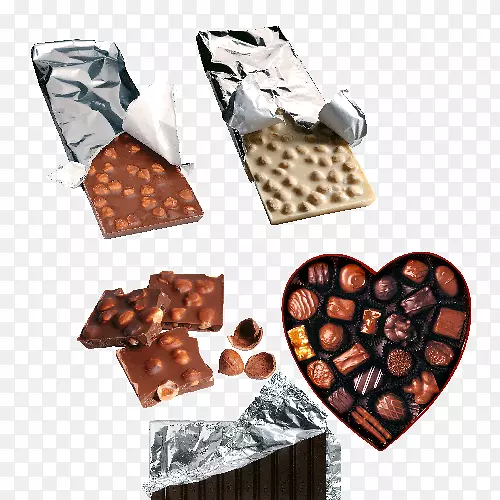 巧克力松露巧克力棒糖-甜而美味的巧克力图案材料