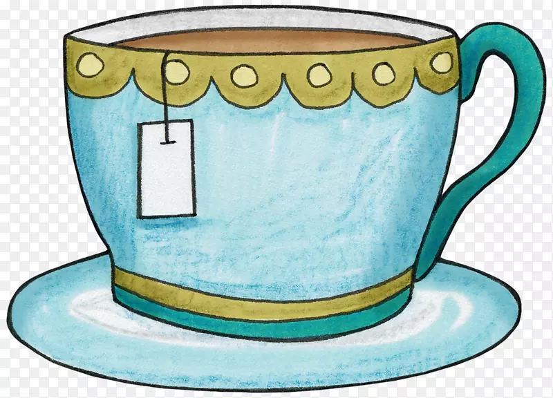 茶壶咖啡杯夹艺术咖啡