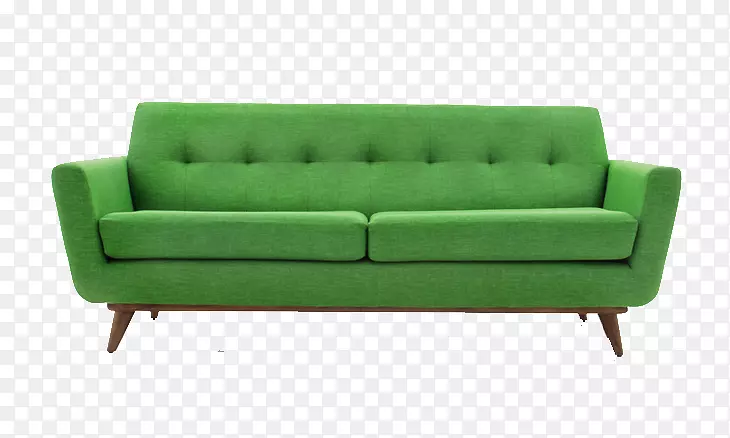 沙发起居室沙发床夹艺术绿色沙发