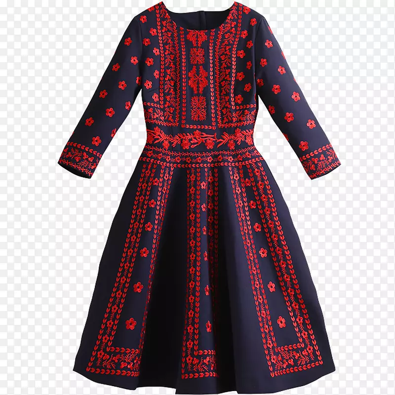 婚纱设计师裙红-旧式红色连衣裙