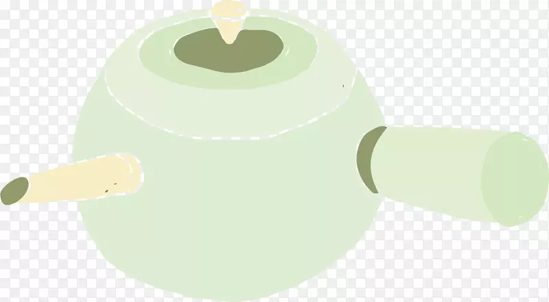 咖啡杯茶壶-绿茶