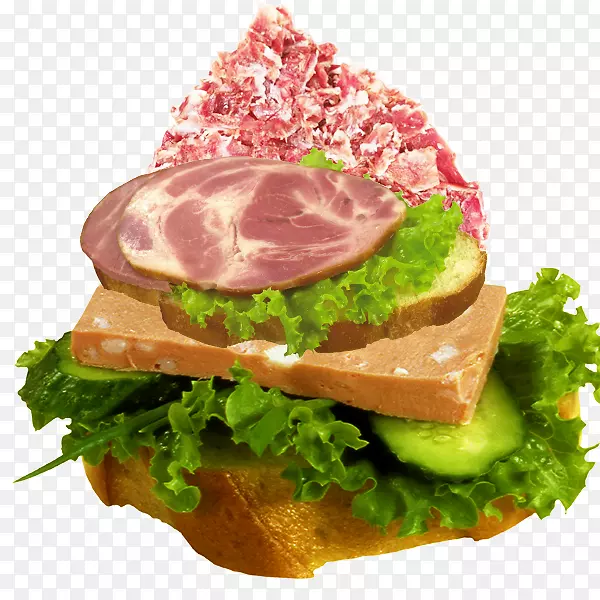 芝士汉堡火腿芝士三明治素食汉堡早餐三明治新鲜碎肉