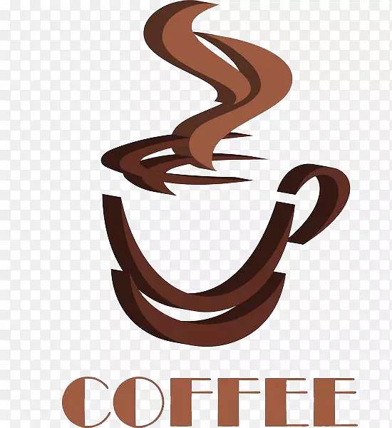 咖啡杯咖啡豆咖啡标签
