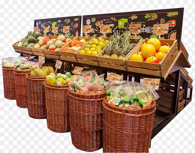 水果超市蔬菜-超市货架水
