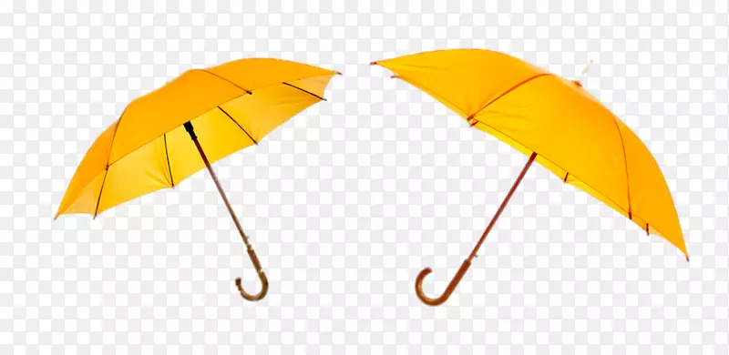 雨伞摄影黄色-两把黄色雨伞