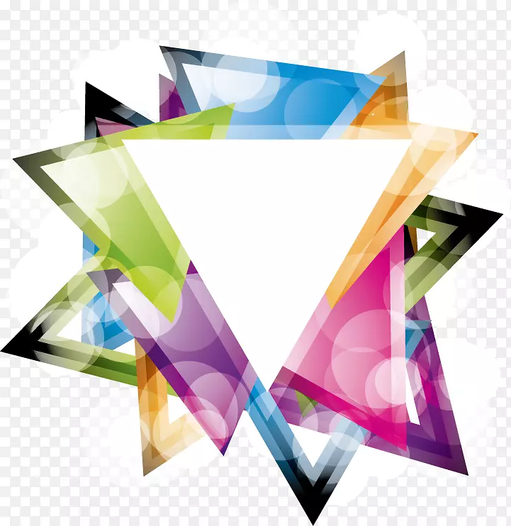 三角形几何图形三维空间几何三角形块