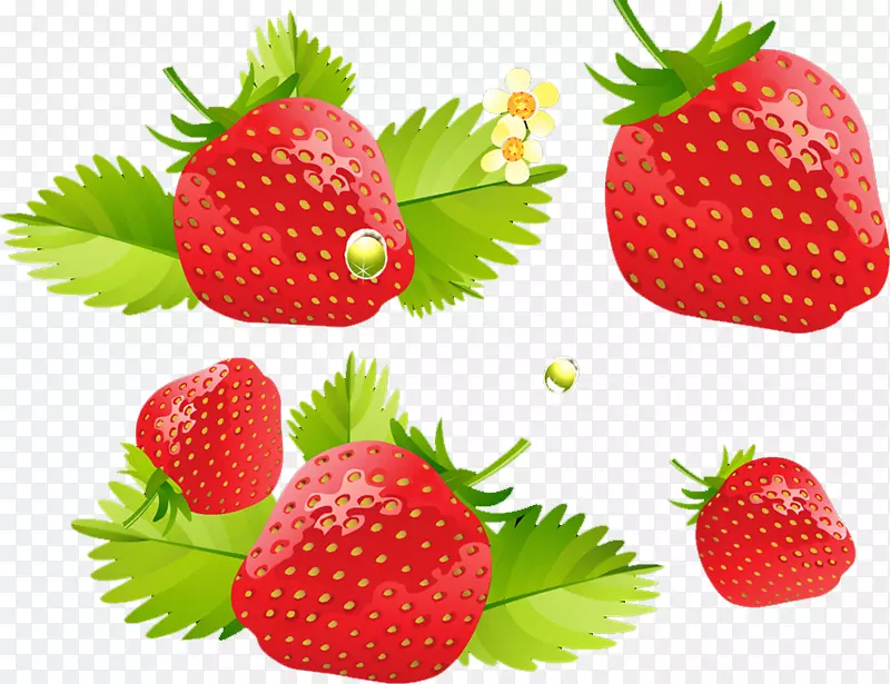 草莓奶油蛋糕冰淇淋芝士蛋糕水果沙拉草莓