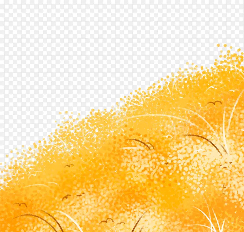 黄色下载-黄色手绘草面包纹理