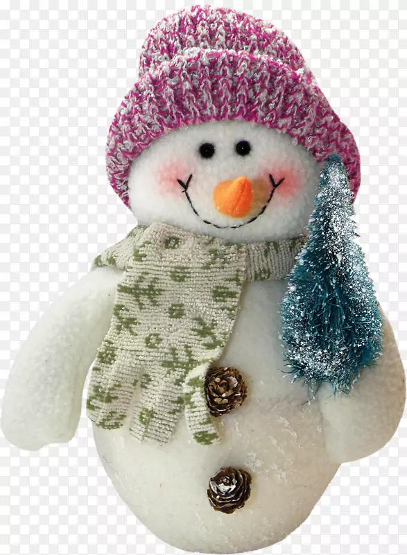 雪人围巾帽子-漂亮的雪人