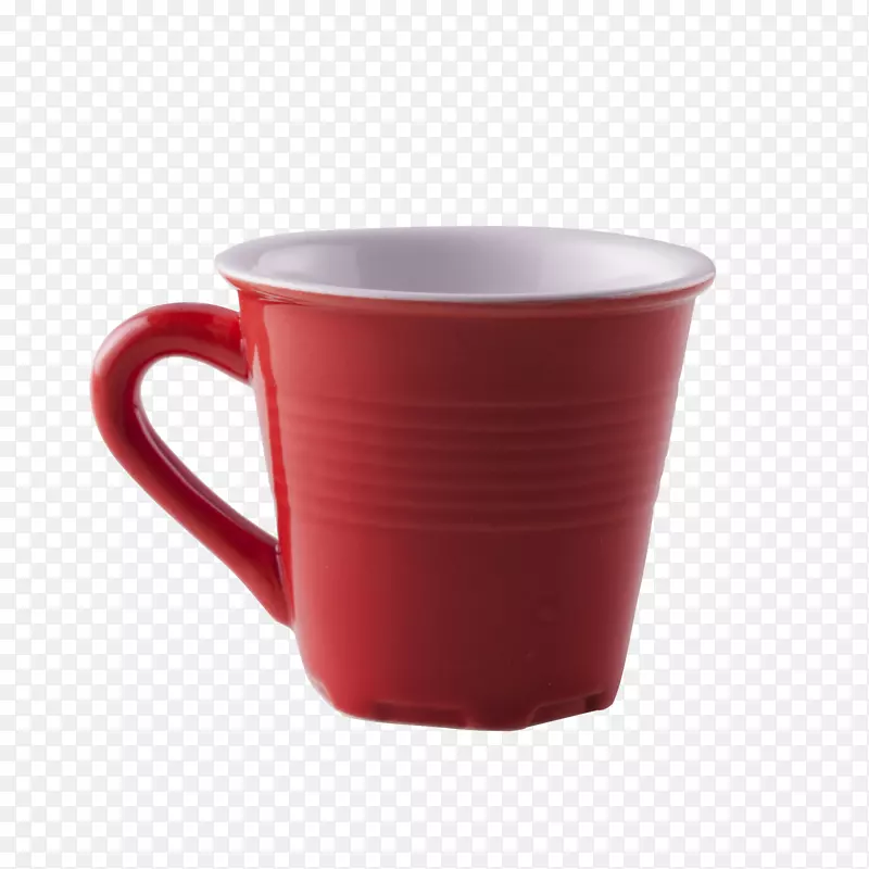 咖啡杯红色液体-一杯红色玻璃杯