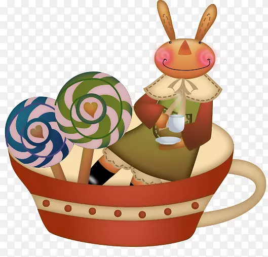 咖啡欧洲兔-咖啡兔