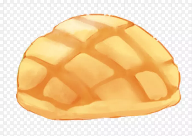 菠萝面包汉堡早餐面包手绘面包