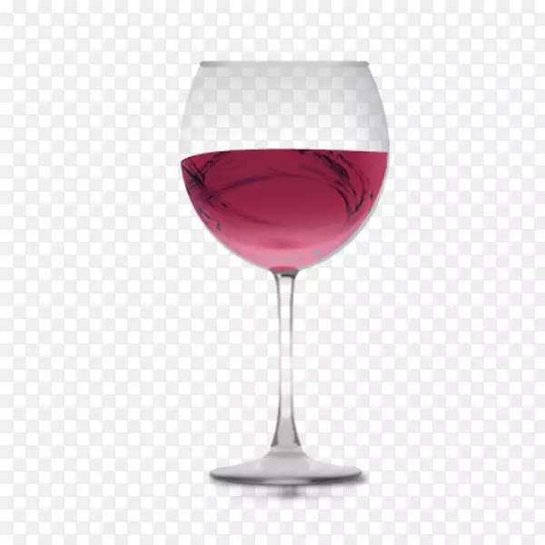 红酒-无酒杯的葡萄酒拉料