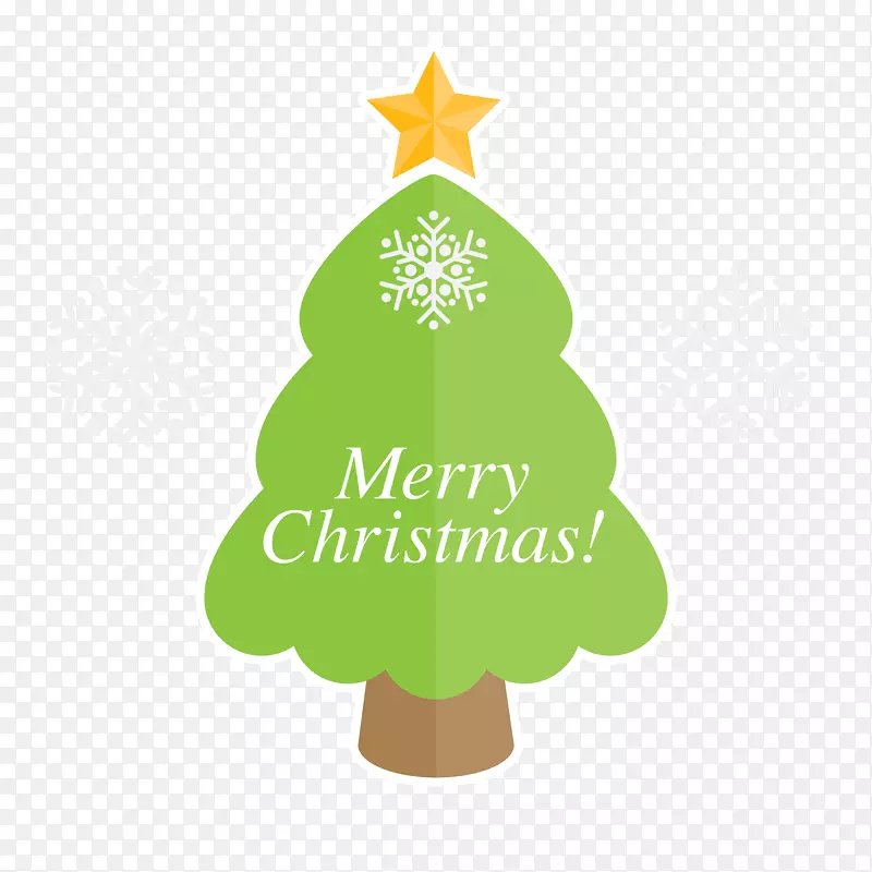 圣诞树装饰杉木标志字体-圣诞树