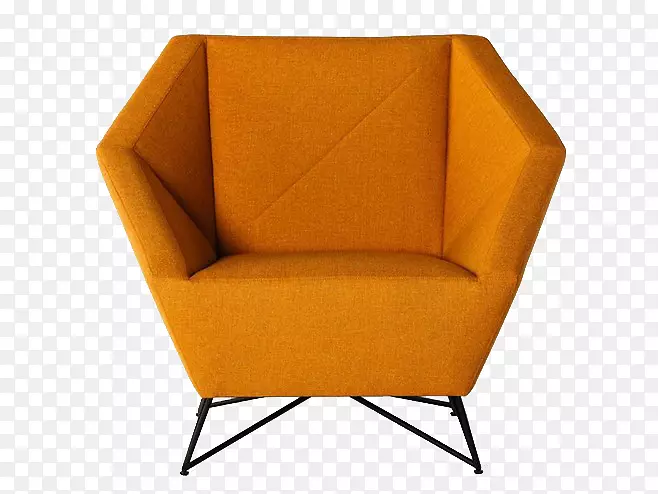 桌椅家具脚凳橙色沙发