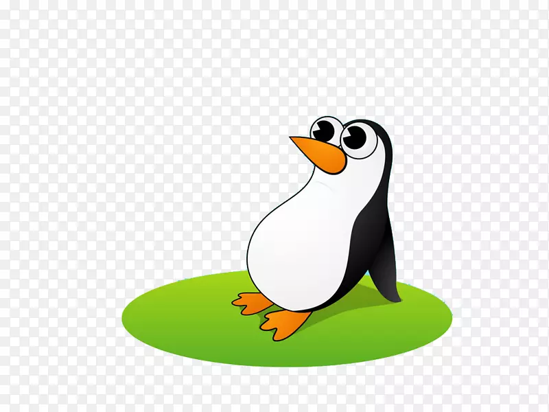 南极王企鹅鸟卡通-创意卡通企鹅