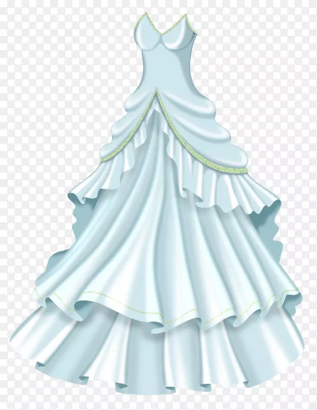 新娘婚纱-手绘连衣裙