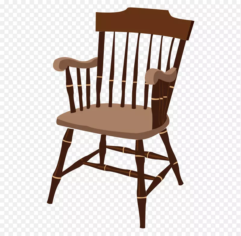 温莎桌餐厅家具座椅写实类家具木椅